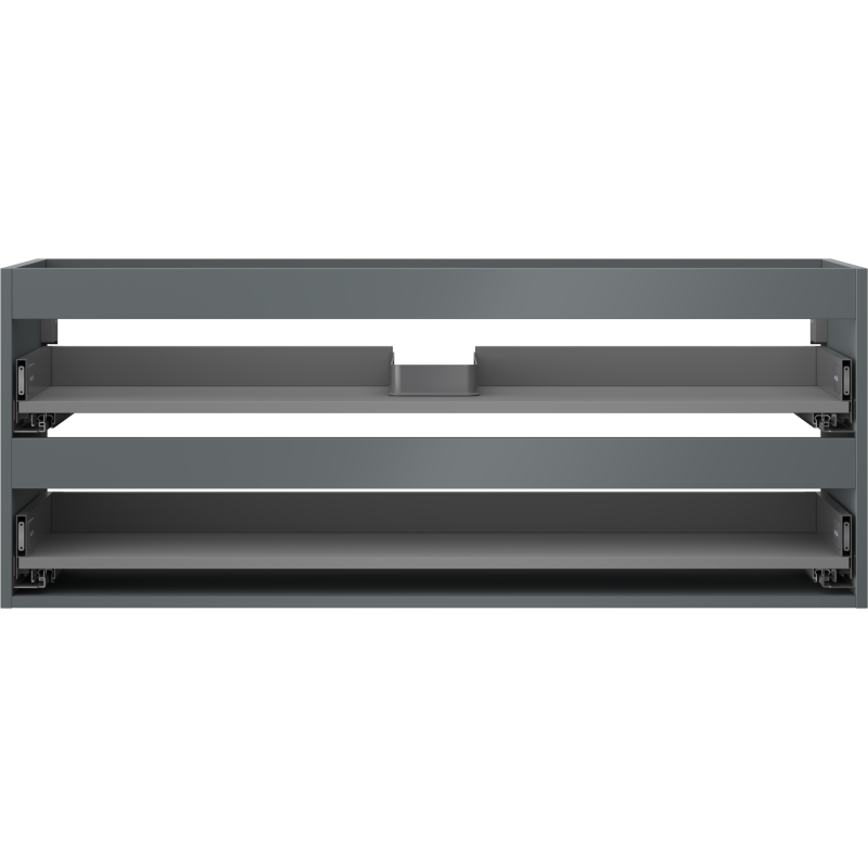 Mexen Box-A corpul dulapului sub chiuvetă 120 cm, 2 sertare, grafit mat - 91AX0-1200-470-2-66