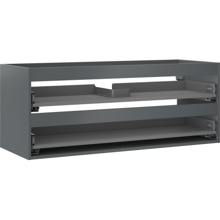 Mexen Box-A corp dulap sub chiuvetă 120 cm, 2 sertare, grafit mat - 91AX0-1200-470-2-66