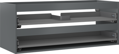 Mexen Box-A corpul dulapului sub chiuvetă 120 cm, 2 sertare, grafit mat - 91AX0-1200-470-2-66