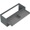 Mexen Box-A corp dulap sub chiuvetă 120 cm, 2 sertare, grafit mat - 91AX0-1200-470-2-66