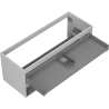 Mexen Box-A corp suspensie pentru lavoar 120 cm, 2 sertare, gri mat - 91AX0-1200-470-2-62