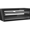 Corp Mexen Box-A pentru dulap sub chiuveta 120 cm, 2 sertare, negru lucios - 91AX0-1200-470-2-70