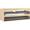 Mexen Box-A mosdószekrény korpus 120 cm, 2 fiókkal, tölgy - 91AX0-1200-470-2-81