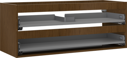 Mexen Box-A corp dulap sub lavoar 120 cm, 2 sertare, nuc - 91AX0-1200-470-2-86