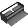 Mexen Box-A corp dulap sub chiuvetă 120 cm, 2 sertare, negru mat - 91AX0-1200-470-2-71