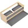 Mexen Box-A corp dulap pentru chiuvetă 120 cm, 2 sertare, stejar - 91AX0-1200-470-2-81