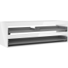 Mexen Box-A mosdó alatti szekrény korpusz 140 cm, 2 fiókkal, fényes fehér - 91AX0-1400-470-2-00