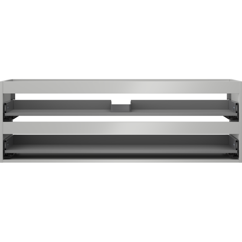 Mexen Box-A carcasă dulap de baie 140 cm, 2 sertare, gri mat - 91AX0-1400-470-2-62