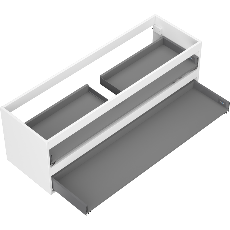 Mexen Box-A corp dulap sub chiuvetă 140 cm, 2 sertare, alb mat - 91AX0-1400-470-2-01