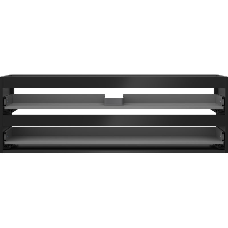 Mexen Box-A corp dulap sub chiuvetă 140 cm, 2 sertare, negru mat - 91AX0-1400-470-2-71