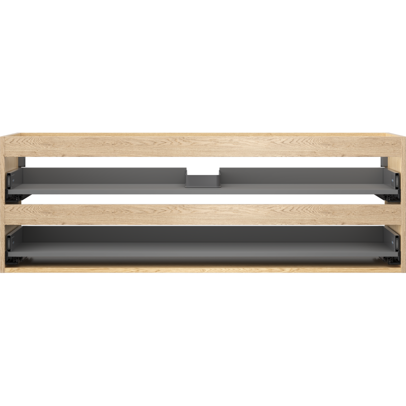 Mexen Box-A corp dulap sub chiuvetă 140 cm, 2 sertare, stejar - 91AX0-1400-470-2-81