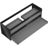 Mexen Box-A corp dulap pentru lavoar 140 cm, 2 sertare, negru lucios - 91AX0-1400-470-2-70