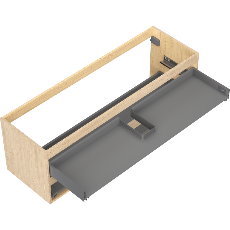 Mexen Box-A corp dulap sub chiuvetă 140 cm, 2 sertare, stejar - 91AX0-1400-470-2-81