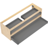 Mexen Box-A corp dulap lavoar 140 cm, 2 sertare, stejar - 91AX0-1400-470-2-81