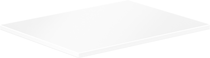 Mexen Uni 50 cm-es szekrénylap, fehér matt - 91AXX-0504-464-18-01