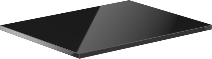 Mexen Uni blat pentru dulap de 50 cm, negru lucios - 91AXX-0504-464-18-70