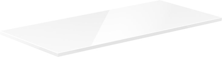 Mexen Uni fali szekrény 120 cm, fehér fényes - 91AXX-1204-464-18-00