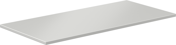 Mexen Uni szekrényre helyezhető munkalap 100 cm, szürke matt - 91AXX-1004-464-18-62