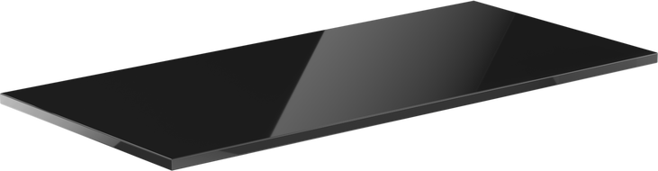 Mexen Uni blatul dulapului 110 cm, negru lucios - 91AXX-1104-464-18-70