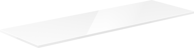 Mexen Uni 140 cm-es szekrénylap, fényes fehér - 91AXX-1404-464-18-00