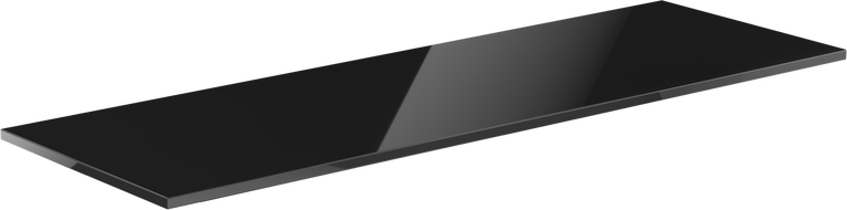 Mexen Uni blat masă 140 cm, negru lucios - 91AXX-1404-464-18-70