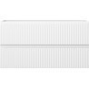 Dulap Mexen Rivel pentru baie de 90 cm, 2 sertare, cu caneluri, alb mat - 91A20-09047-2-BFF01