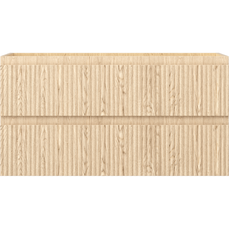 Mexen Rivel dulap baie pentru lavoar 90 cm, 2 sertare, riglat, stejar - 91A20-09047-2-BFF81