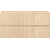 Mexen Rivel dulap baie sub lavoar 90 cm, 2 sertare, riflat, stejar - 91A20-09047-2-BFF81