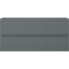 Mexen Rivel dulap de baie sub lavoar 100 cm, 2 sertare, cu striații, grafit mat - 91A20-10047-2-BFF66