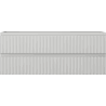 Mexen Rivel dulap baie pentru lavoar 120 cm, 2 sertare, canelat, gri mat - 91A20-12047-2-BFF62