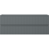 Mexen Rivel dulap baie sub lavoar 120 cm, 2 sertare, canelat, grafit mat - 91A20-12047-2-BFF66