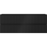 Mexen Rivel dulap baie cu lavoar 120 cm, 2 sertare, fladrat, negru mat - 91A20-12047-2-BFF71