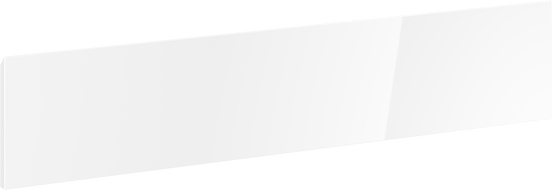 Mexen Orio fürdőszobai szekrénytest előlap 90 x 20 cm, fényes fehér - 91A10-0900-235-1-00