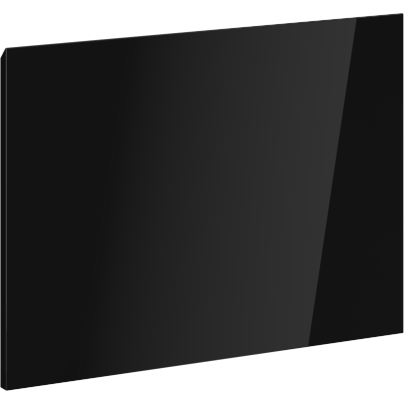 Mexen Orio față pentru corpul dulapului de baie 50 x 43,5 cm, negru lucios - 91A10-0500-470-1-70