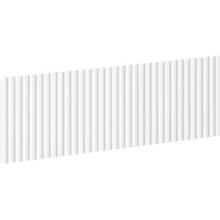 Mexen Rivel előlap bordázott fürdőszobai szekrénytesthez 60 x 20 cm, fehér matt - 91A20-0600-235-1-01