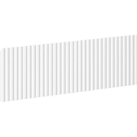 Mexen Rivel előlap bordázott fürdőszobai szekrény testhez 70 x 20 cm, fehér matt - 91A20-0700-235-1-01