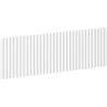 Mexen Rivel előlap bordázott fürdőszobai szekrény testhez 70 x 20 cm, fehér matt - 91A20-0700-235-1-01