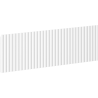 Mexen Rivel front sculptat pentru corpul dulapului de baie 70 x 20 cm, alb mat - 91A20-0700-235-1-01