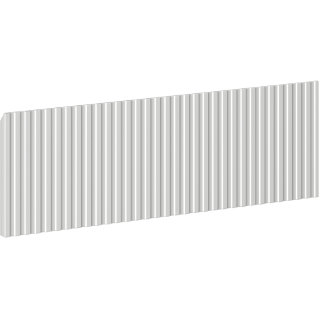 Mexen Rivel elülső bordázott fürdőszobai szekrénytesthez 50 x 20 cm, szürke matt - 91A20-0500-235-1-62
