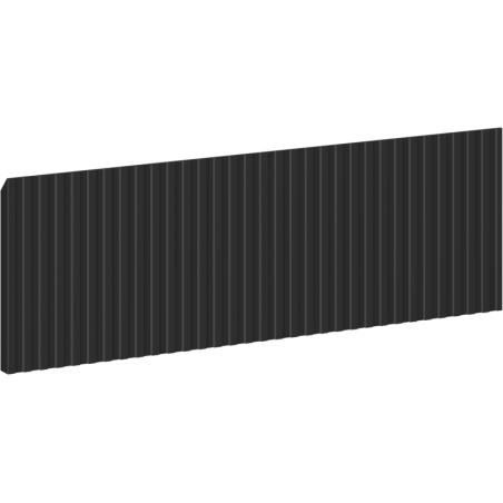 Mexen Rivel front canelat pentru corpul dulapului de baie 60 x 20 cm, negru mat - 91A20-0600-235-1-71