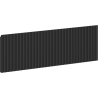 Mexen Rivel front canelat pentru corpul dulapului de baie 60 x 20 cm, negru mat - 91A20-0600-235-1-71