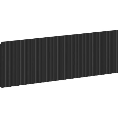 Mexen Rivel bordázott előlap fürdőszobai szekrénytesthez 70 x 20 cm, fekete matt - 91A20-0700-235-1-71