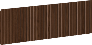 Mexen Rivel elülső ryflowany fürdőszoba szekrény testhez 50 x 20 cm, dió - 91A20-0500-235-1-86