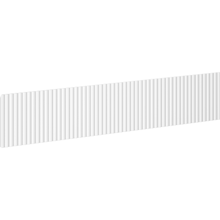Mexen Rivel barázdált front fürdőszobai szekrénytesthez 90 x 20 cm, fehér matt - 91A20-0900-235-1-01