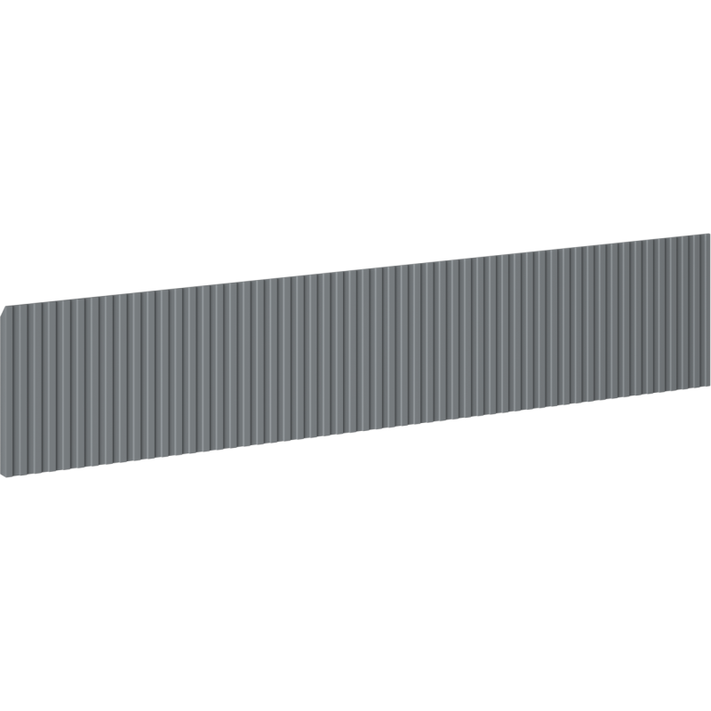 Mexen Rivel eleje bordázott fürdőszobai szekrény testéhez 90 x 20 cm, grafit matt - 91A20-0900-235-1-66