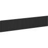 Mexen Rivel bordázott előlap fürdőszobai szekrénytesthez 100 x 20 cm, fekete matt - 91A20-1000-235-1-71