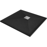 Mexen Stone+ cadă de duș compozit pătrată 70 x 70 cm, negru - 44707070