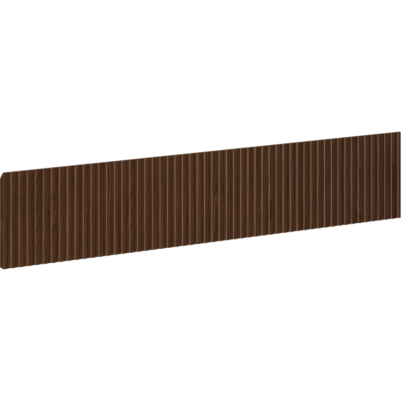 Mexen Rivel front barázdált, 80 x 20 cm-es fürdőszobai szekrényhez, dió - 91A20-0800-235-1-86