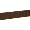 Mexen Rivel front barázdált, 80 x 20 cm-es fürdőszobai szekrényhez, dió - 91A20-0800-235-1-86