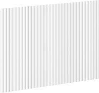 Mexen Rivel front cu striații pentru corp dulap baie 40 x 43,5 cm, alb mat - 91A20-0400-470-1-01